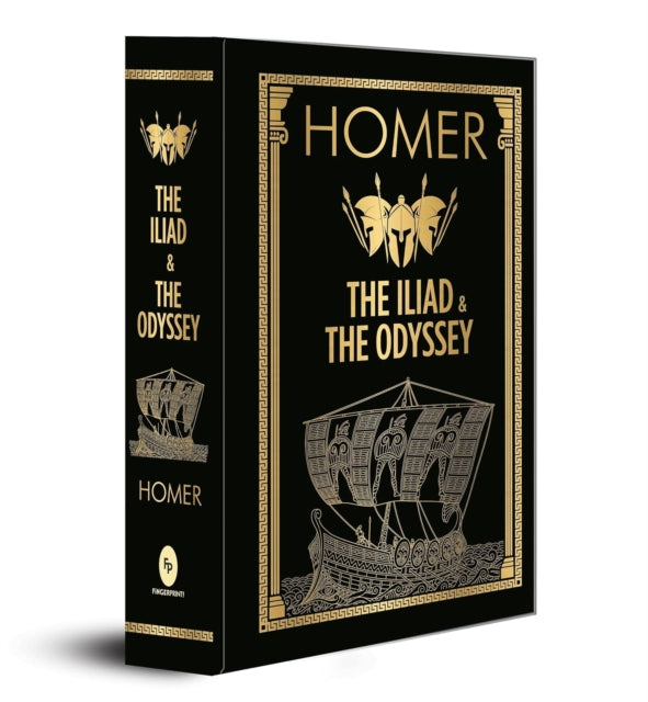 HOMER: The Iliad & the Odyssey, Deluxe Hardbound Edition 9789388144292 Όμηρος